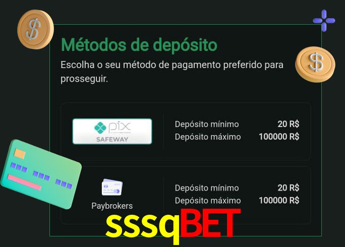 O cassino sssqbet oferece uma grande variedade de métodos de pagamento