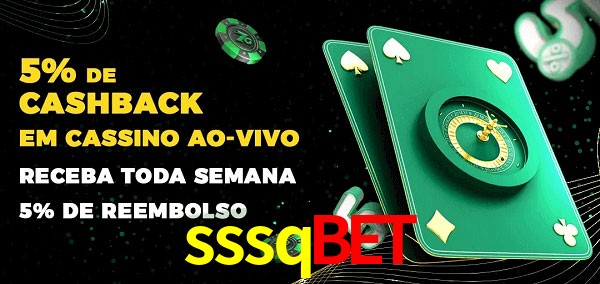 Promoções do cassino ao Vivo sssqbet